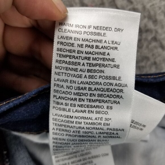 Levis Jeans Womens 32 Slimming Skinny Stretch Blue Mid Rise Shaping Panel - Picture 11 of 12